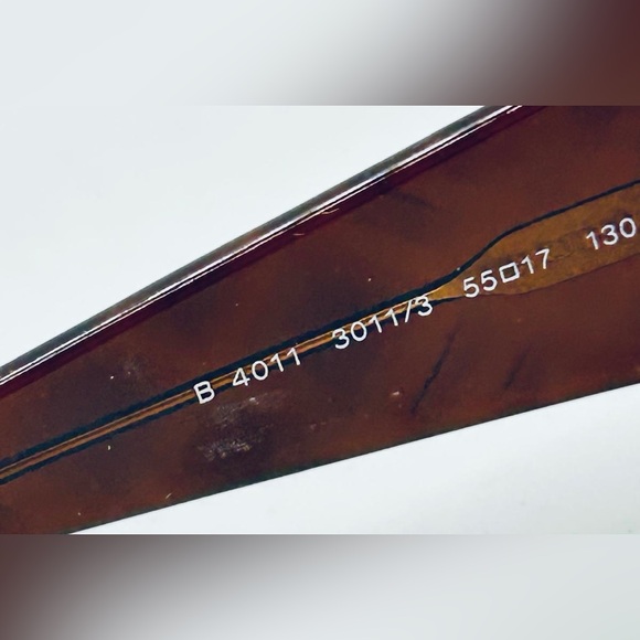 Burberry B4011 Brown Oval Sunglasses Frames Only - Picture 8 of 8